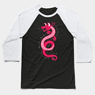 Year Of The Dragon | Sakura Sticker Version Baseball T-Shirt